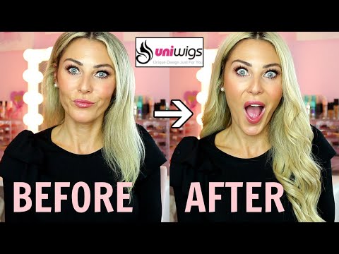 1 MINUTE HAIR TRANSFORMATION | UNIWIGS HAIR TOPPER UPDATE+ DEMO!