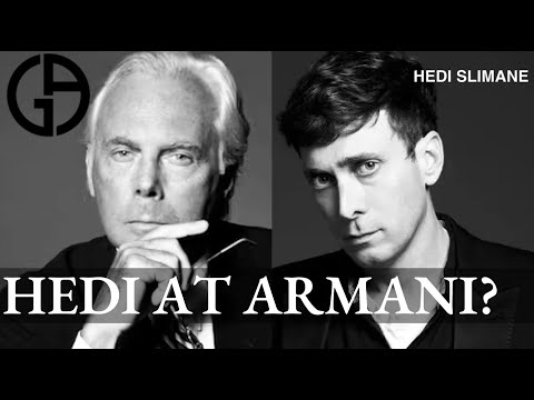 Is Hedi Slimane going to Armani? 🙄 The Latest Round of Rumours & Where Are They Coming From?