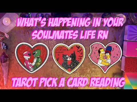 ❤️What’s Happening in Your Soulmates Life RN?❤️Tarot Pick a Card Love Reading