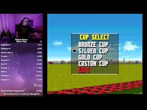 Street Racer (SNES) Speedrun (Silver Cup) in 15 mins 29 secs