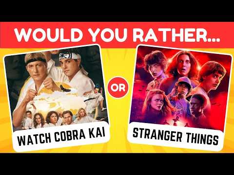 Would You Rather Quiz for Cobra Kai and Stranger Things fans 🎬Netflix Challenge! 🥋 Miguel vs Eleven