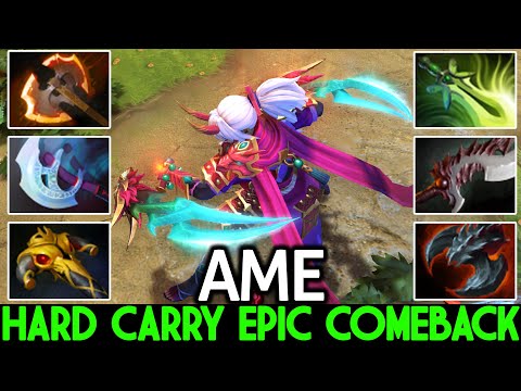 AME [Anti Mage] Hard Carry Farming Epic Comeback Dota 2