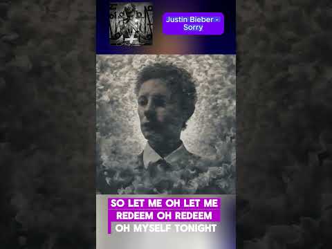 AI lyrics "Justin Bieber - Sorry"  #musiclyrics #shortsmusic