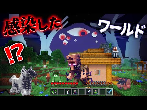 "ウイルスに感染した世界"の『マイクラ都市伝説』を検証した結果・・【まいくら,マインクラフト,サバイバル,都市伝説】