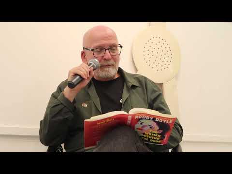 Roddy Doyle reads from The Women Behind the Door in Kennys Bookshop, September 2024