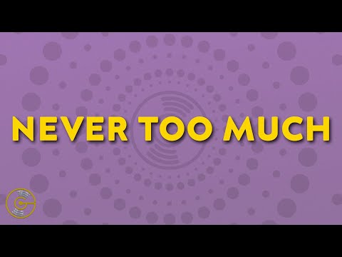 Luther Vandross - Never Too Much (Lyrics)