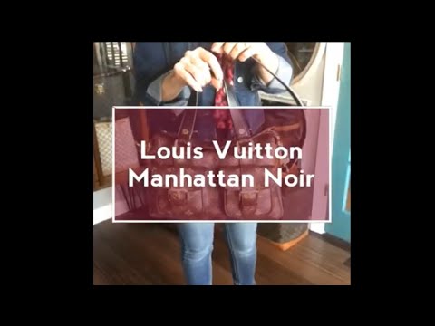 Model Shot of Louis Vuitton Manhattan Noir New Model