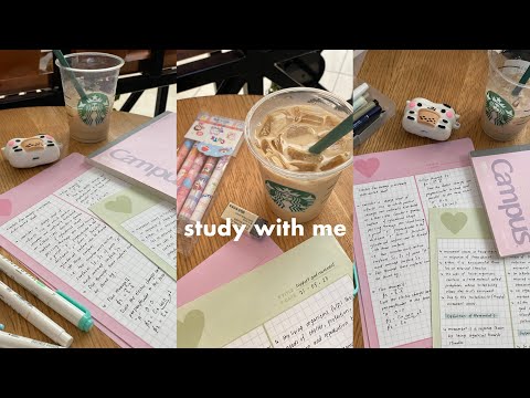 study vlog 🍵🎧studying at Starbucks, shopping, unboxing new headphones ft. OneOdio