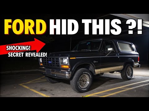 What Ford Won’t Tell You About the 1981 Bronco…