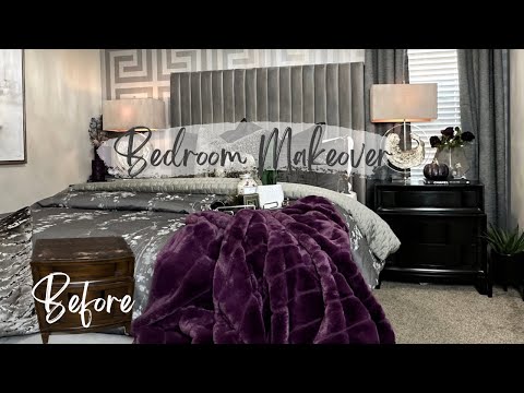 DIY Spray Paint Nightstands| Decorate Bedroom With Me Purple