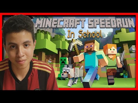 Speedrunning Minecraft in School - TheChrisDex