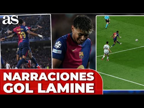 Las NARRACIONES del MUNDO ENTERO al GOLAZO de LAMINE YAMAL  | BARÇA 3 - BENFICA 1