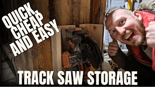 WORKSHOP TOOL STORAGE: Track Saw