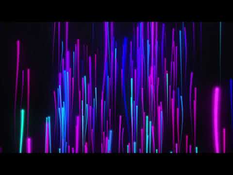 FREE Looping Background - Neon Lines Motion Graphic Screensaver HD