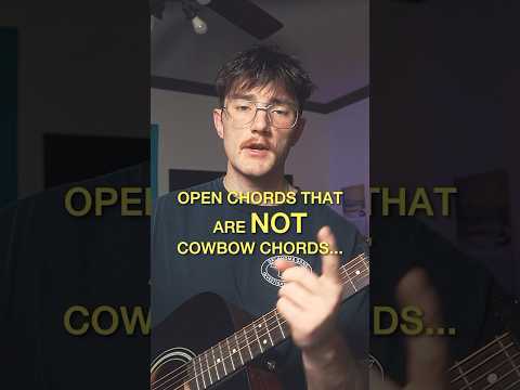 Open chords that are NOT cowboy chords… #guitar #guitarist #guitarplayer #guitarchords #chords