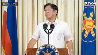 Marcos holds press conference following Rodrigo Duterte's arrest