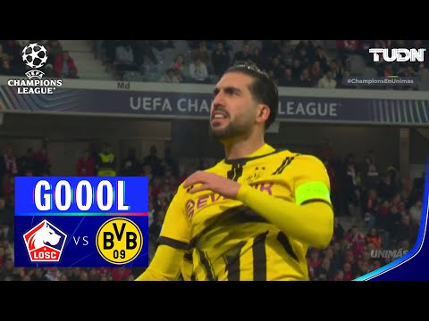 ¡YA EMPATÓ EL BVB! Emre Can, de penal | Lille 1-1 Dortmund | UEFA Champions League 24/25 | TUDN