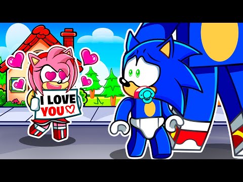 Baby Amy Has A CRUSH On Baby Sonic...