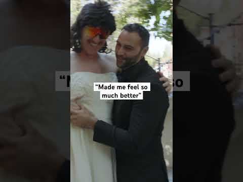 He had no idea #weddingvideo #wedding #weddingprank #firstlook