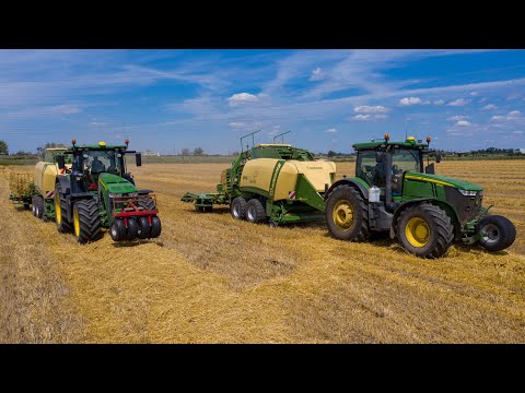 JOHN DEERE 8400R & 7270R | 2x KRONE BigPack 4x4 HighSpeed