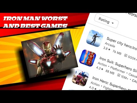 IRON MAN WORST AND BEST GAMES // LET'S CHECK OUT 🤔🤔🤔