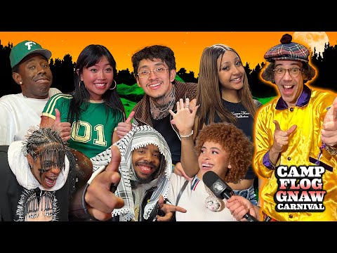 Nardwuar at Camp Flog Gnaw ft. Tyler the Creator,  Earl Sweatshirt, Ice Spice, Cuco + more !