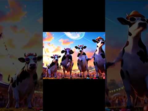 FUNNY COW DANCE 🤣🐮| COW SONG _ COW VIDEOS | DANCING COW | ANIMAL SOUND