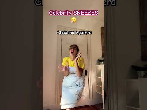 CELEBRITY 🤧 sneezes #singing #funny #singer #comedy #music #celebrity