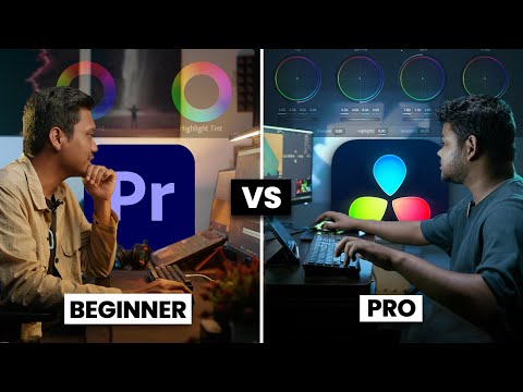 15 Min Color Grading Challenge : BEGINNER VS PRO