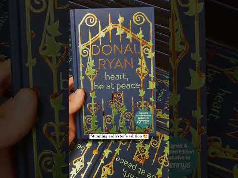 The Kennys Signed Limited Edition of Donal Ryan's Heart, be at Peace. #donalryan #booktube