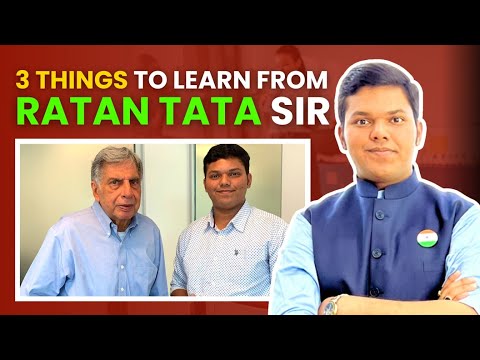 3 Lessons To Learn From Ratan Tata Sir | Ft. Arjun Deshpande | The Creators Show Clips