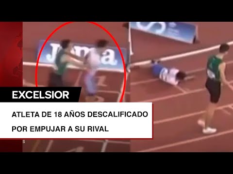 Atleta de 18 años es descalificado por empujar a su rival en Salamanca