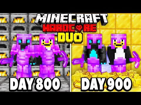 We Survived 900 Days in HARDCORE Minecraft...