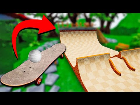 EXTREME SKATEPARK MINI GOLF! (Golf It)