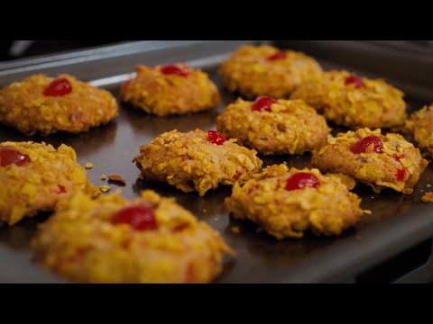 Chef Andreas Carver and his mother recreate his grandmother’s vintage cherry winks Christmas cookies