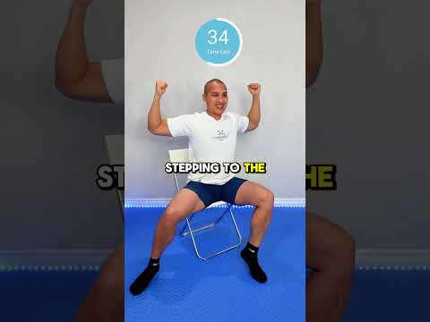 Seated Block Jacks Exercise for Beginners #beginnerworkout #chairworkout #beginnercardio