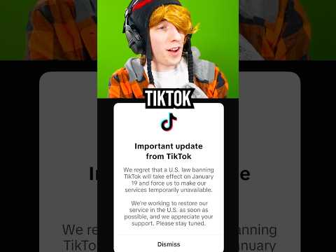 TIKTOK GOT UNBANNED...