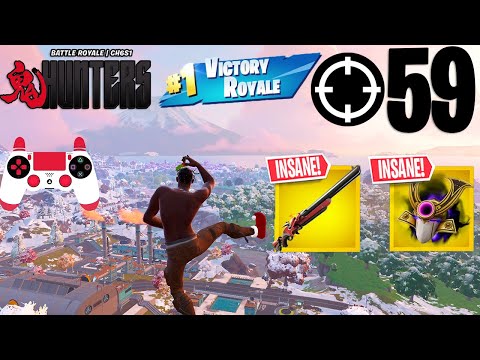 59 Elimination Solo Vs Squads Gameplay Wins (Fortnite Chapter 6 Season 1 PS4 Controller)