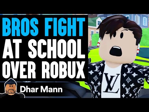 Bros FIGHT At School Over ROBUX! (Roblox)  | Dhar Mann x ShanePlays