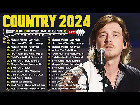 Country Music 2024 - Morgan Wallen, Brett Young, Luke Combs, Chris Stapleton,Kane Brown,Jason Aldean