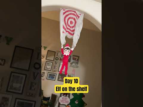 Elf on the shelf day 10 #shortsvideo #christmas #elfontheshelfideas #elfonashelf #youtubeshorts