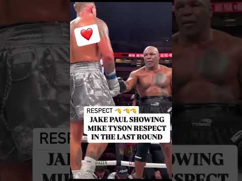 Jake Paul shows Mike Tyson respect 🥊