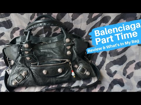 Balenciaga Part Time Bag Review And Contents #WIMB