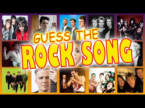 Guess The Rock Song - Music Quiz - The Most Popular Rock Songs