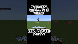 【マイクラ統合版】絶対にやめるべき危険なコマンドランキングtop6 #shorts