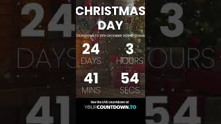 Christmas Day Countdown #christmas #xmascountdown #christmascountdown