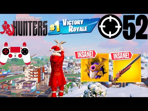 52 Elimination Solo Vs Squads Gameplay Wins (Fortnite Chapter 6 Season 1 PS4 Controller)