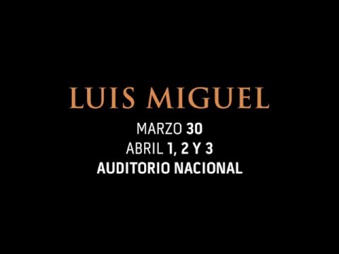 Luis Miguel en el Auditorio Nacional 2016