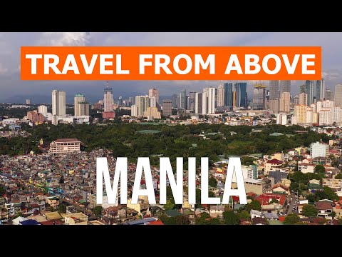 Manila from drone | 4k video | Philippines, Manila from above