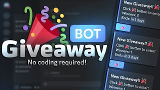 Setup and Create a Free Discord Giveaway Bot in 2024 using BotGhost 👻